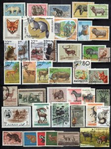 Animals Stamp Collection Mint/Used Wildlife Rams Bears ZAYIX 0424S0316