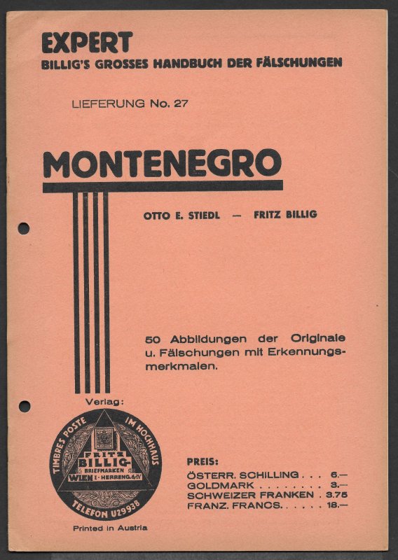 Doyle's_Stamps: Montenegro Issues, Billig