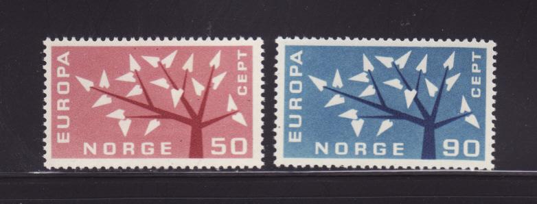 Norway 414-415 Set MH Europa