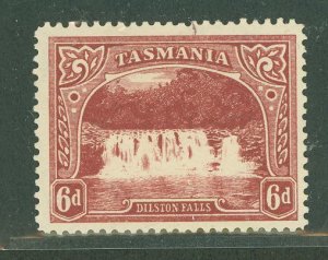 Tasmania #107 Unused Single