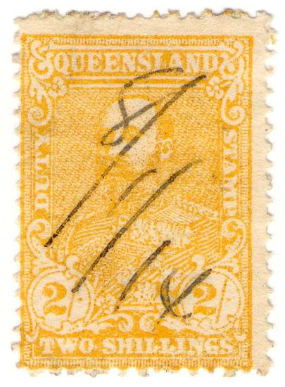 (I.B) Australia - Queensland Revenue : Stamp Duty 2/-