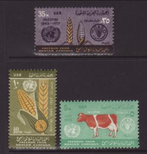 Egypt N93-N95 Freedom From Hunger MNH VF