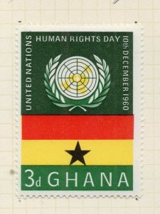 Ghana 1960 Early Issue Fine Mint Hinged 3d. NW-167796