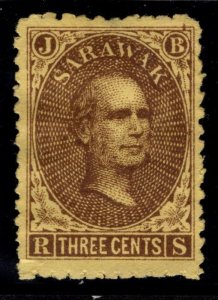 Sarawak 1865 Sir James Brooke 3c [Unused]