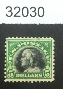 US STAMPS #524 USED LOT #32030