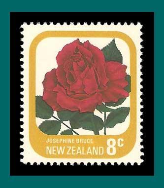 New Zealand 1975 Josephine Bruce Rose,MNH  #591a,SG1093