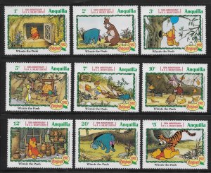 Anguilla 511-520 Disney 1982 Christmas Winnie the Pooh MNH c.v. $24.00