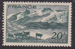 France # 465, Lake Lerie, Alps & Cattle, NH