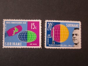 Suriname 1961 C28-9 space set MNH