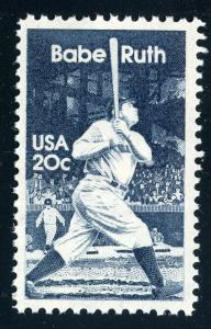 Scott #2046 - 20¢ Babe Ruth - MNH