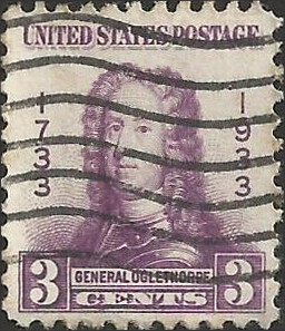 # 726 Used Violet General James Edward Oglethorpe