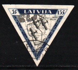 Latvia #CB20     used