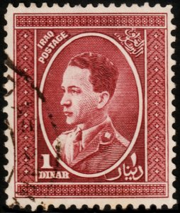 ✔️ IRAQ KINGDOM 1934/1938 - KING GHAZI - 1 DINAR - SC. 78 (o)