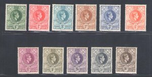 1938-54 Swaziland, Stanley Gibbons n. 28/38a - MNH**