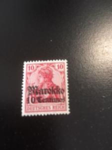 Germany offices in Morocco sc 35 MNH wmk 125