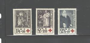 FINLAND 1933 RED CROSS #B12 - 14, MNH