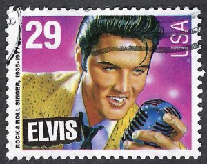 United States #2721 29¢ Elvis Presley (1993). Used.