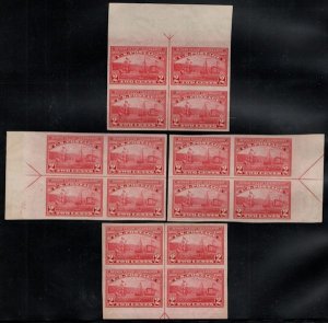 MALACK 373 XF-SUPERB OG NH, Complete Set of Arrow bl..MORE.. g8953