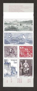 SWEDEN SC# 1247a  COMP BKLT/6  VF/MNH 1978