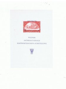 Austria 1965 Neudruck overprint of WIPA sheet