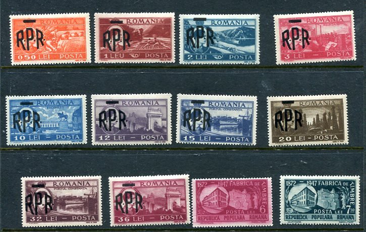 Romania Accumulation 1948 Mostly Overprint MH 7746