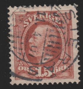 Sweden 59 King Oscar II 1896