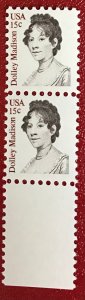 1980 USA Scott 1822 MNH pair Dolly Madison Lot 940