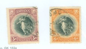 Barbados #145/147 Used Single