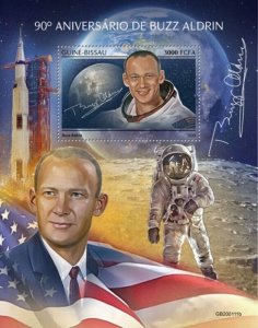 Guinea-Bissau - 2020 Astronaut Buzz Aldrin - Stamp Souvenir Sheet - GB200111b