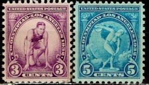 USA; 1932: Sc. # 718-719:  MNH Cpl. Set