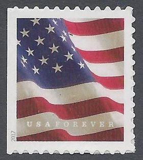 Scott 5162 (49c Forever) US Flag ATM Booklet Single BK18 2017 Mint NH