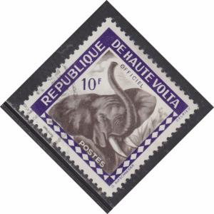 Burkina Faso O3 Elephant 1963