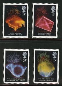 Great Britain Scott 1252-5 MNH** 1989 Education set