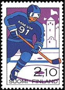 1991 Finland Scott 846 World Hockey Championships MNH