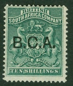 SG 13 Nyasaland, British Central Africa 1891. 10/- deep green. A fine fresh...