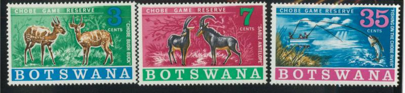 Botswana 37-39 Mint VF NH