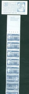 Sweden. Testprint, Booklet 1981. Mnh # 57949 Postmuseum Stockholm. Eng: Wallhorn