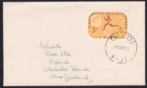 FIJI 1963 cover DILOI to New Zealand.......................................B3772