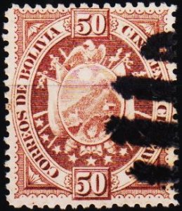 Bolivia. 1894 50c S.G.68 Fine Used