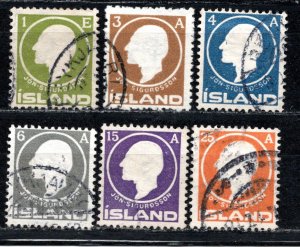 ICELAND. 1911. Jón Sigurðson. Sets