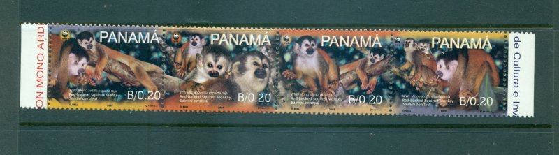 Panama - Sc# 931. 2007 WWF, Monkeys. MNH $4.25.