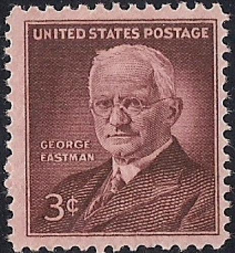 1062 3 cents George Eastman, Inventor mint OG NH F-VF