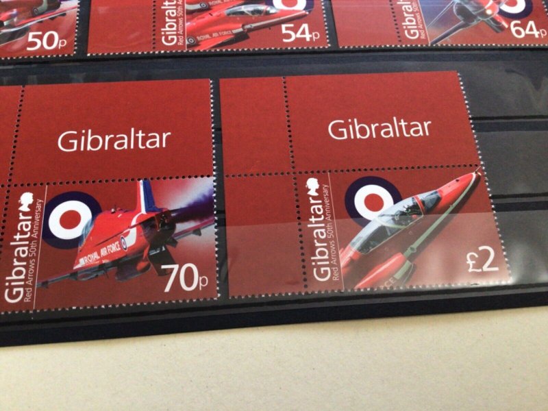 Gibraltar 2014 RAF Red Arrows mint never hinged  stamps  A14080