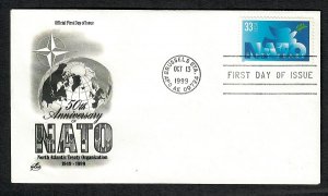 3354 NATO Unaddressed ArtCraft FDC