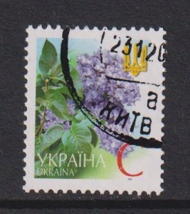 Ukraine  #468   Cancelled 2002  flowers  C