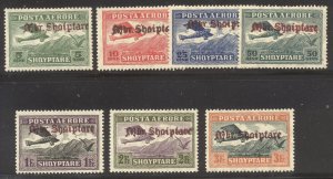 ALBANIA #C22-28 SCARCE Mint - 1929 Airmail Set