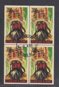GUINEA  SC# C68 B/4   VF/CTO