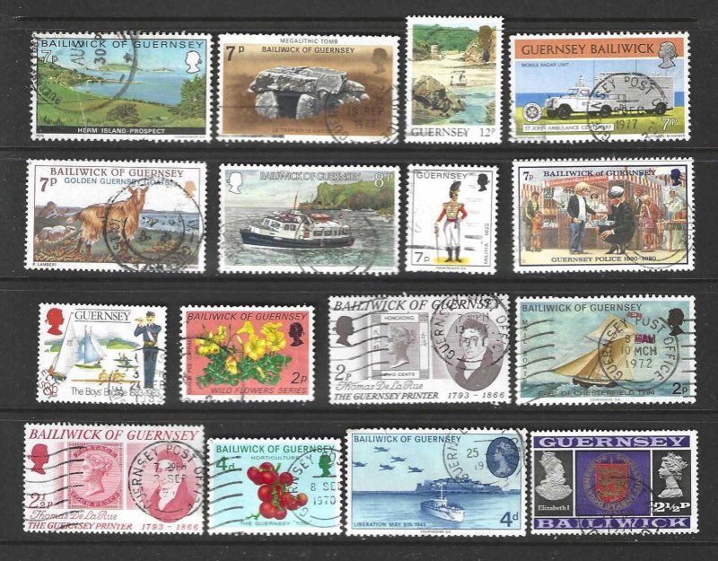 Guernsey 90 different   Used  SC:$22.50 +