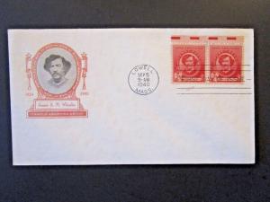 United States SC# 885 FDC / Pair / Unaddressed / Ioor Cachet - Z5226 