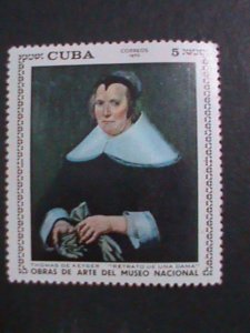 ​CUBA-1970   FAMOUS PAINTINGS-IN THE NATIONAL MUSIUM- MNH-VERY FINE